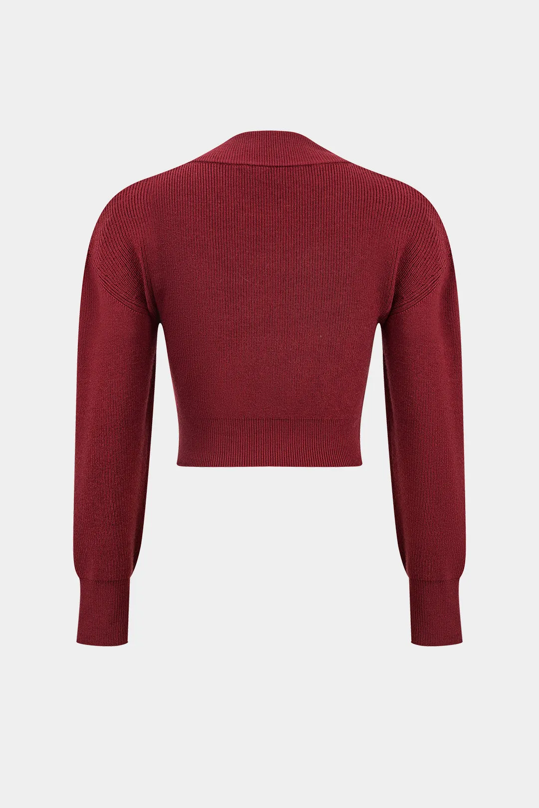 Metallic Button Sweater Long-Sleeve Top sold by Micas product image thumbnail 2