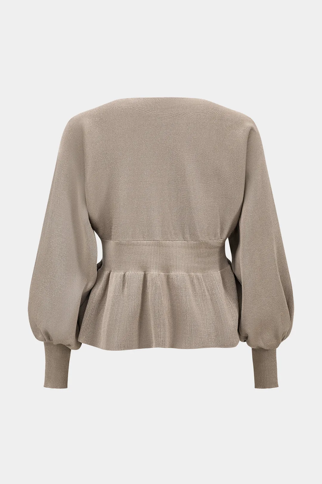 Plus størrelse strik top og højt talje nederdel sold by Micas product image thumbnail 3