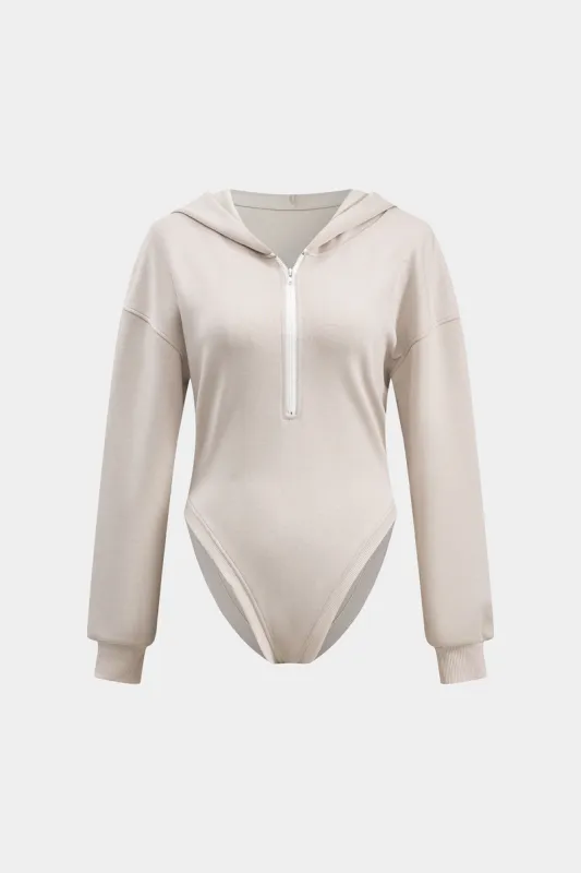 Hooded Long Sleeve Bodysuit sold by Micas