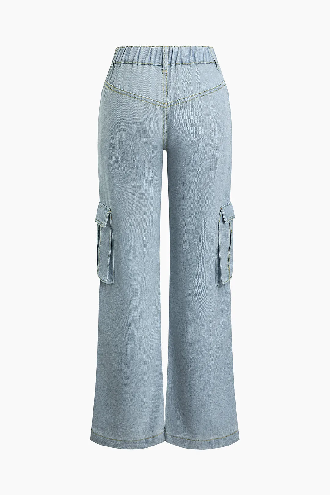 Flap Pocket Straight Leg Jeans sold by Micas product image thumbnail 2