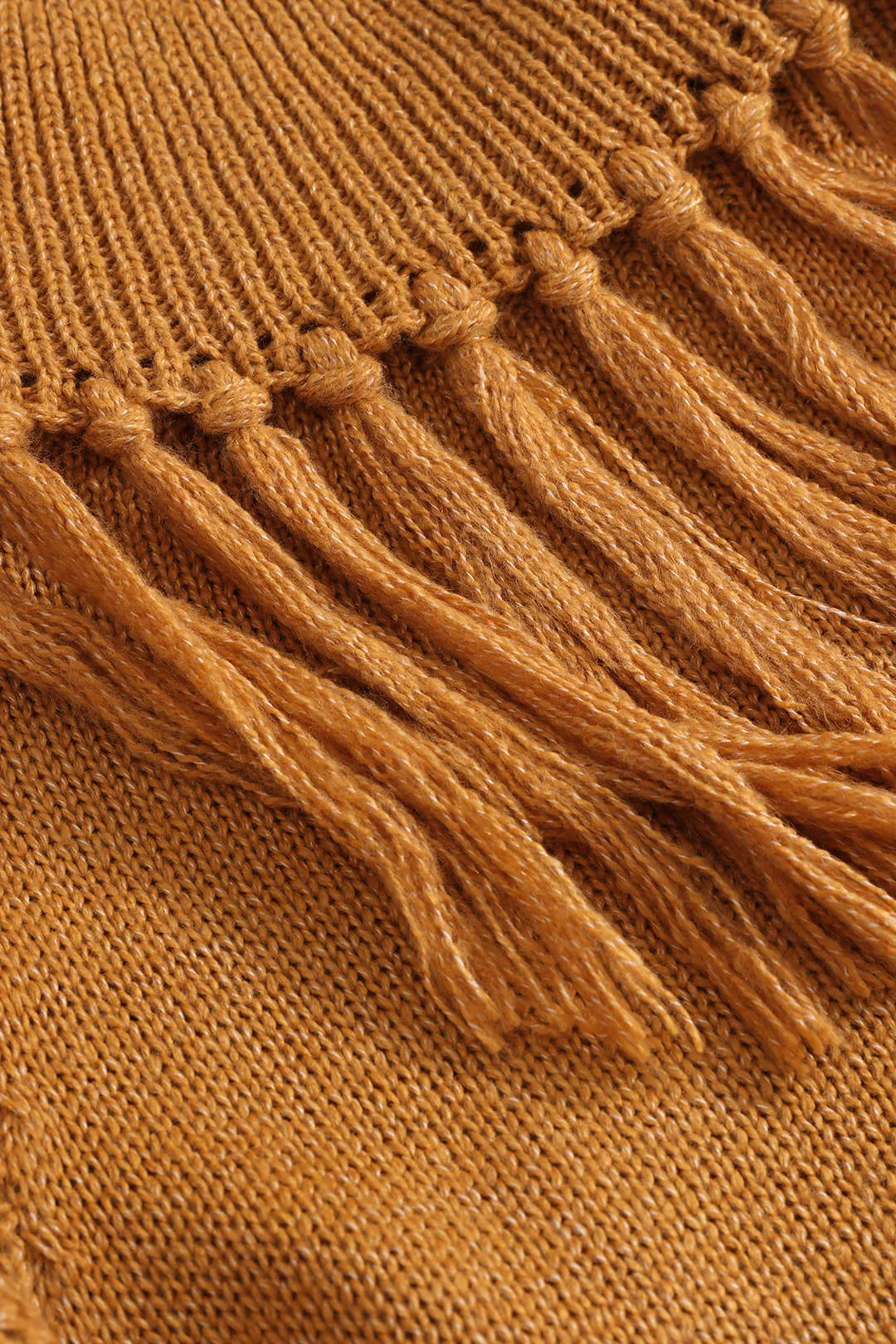 Sweater Fringe off-skulder top sold by Micas product image thumbnail 3