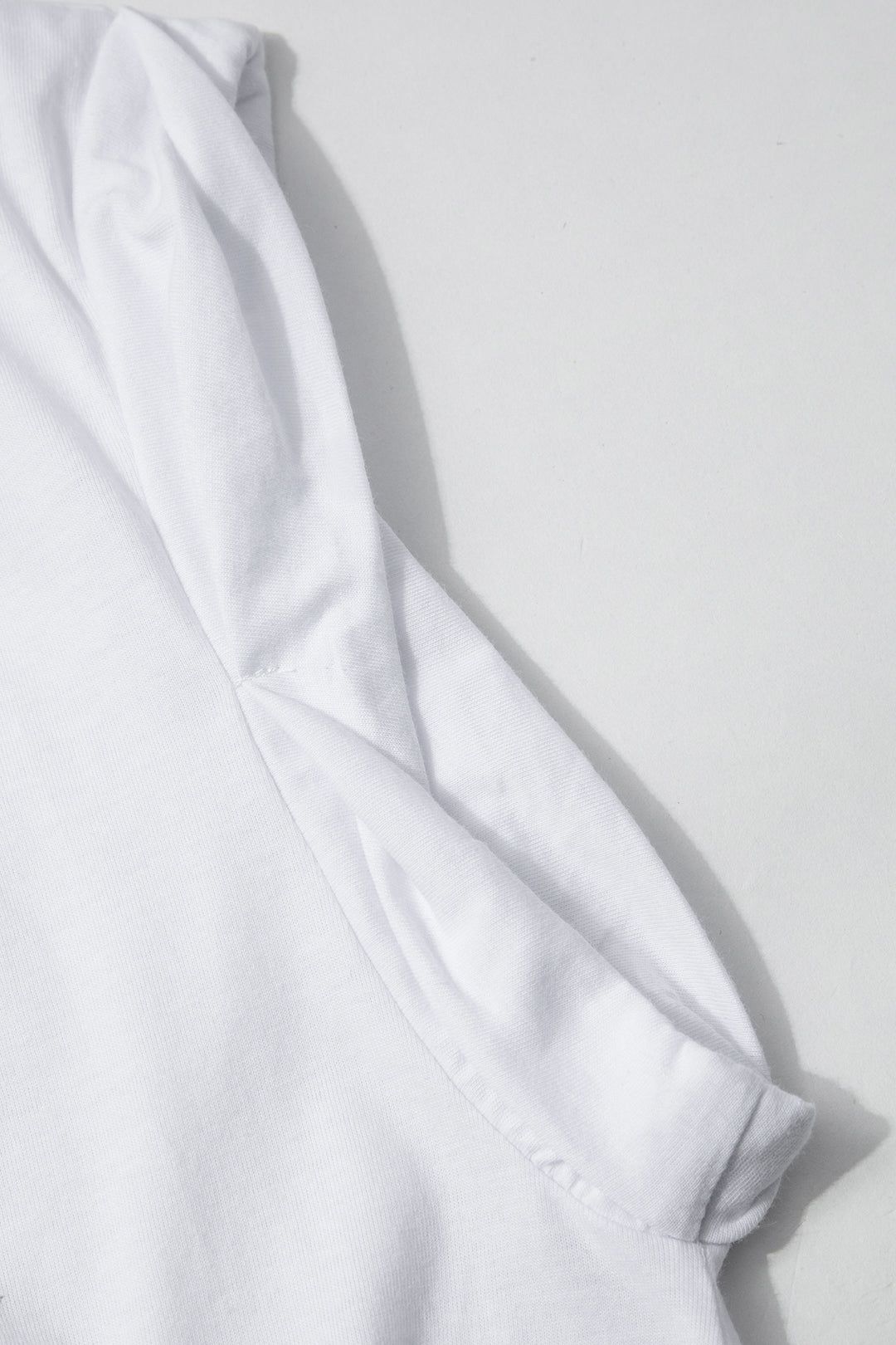 Hopeful Graphic Rolled Cuff Knot Hem T-Shirt sold by Micas product image thumbnail 5