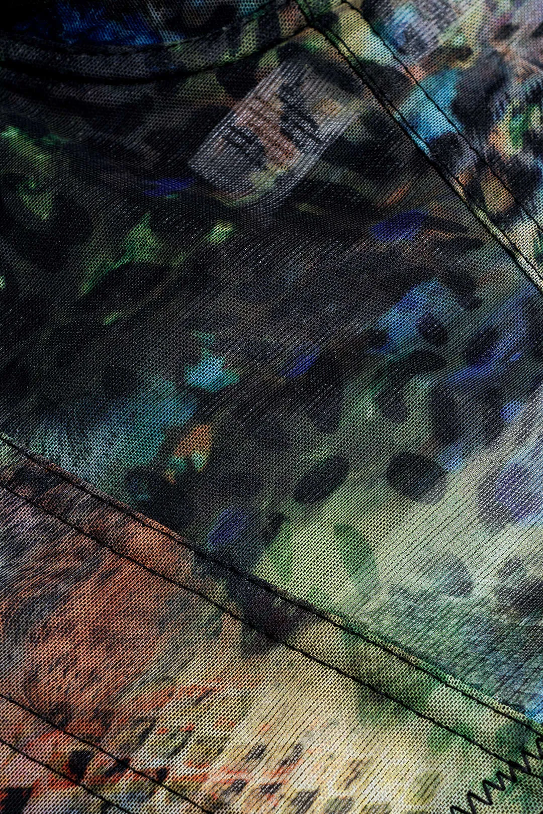 Leopard Snake Skin Print Mesh Corset Slip Cami Top sold by Micas product image thumbnail 4