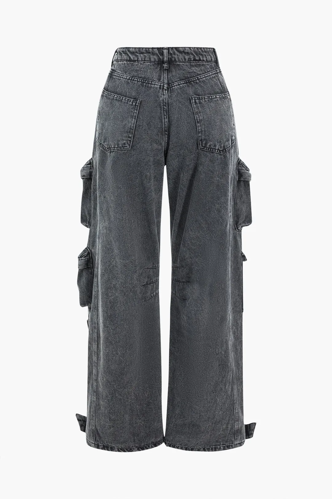 Denim lomme -knap jeans sold by Micas product image thumbnail 2