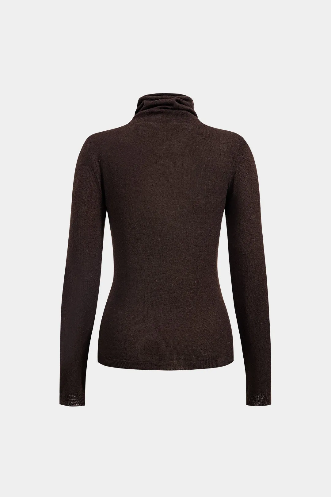 Basic Knit Turtleneck Long-Sleeve Top sold by Micas product image thumbnail 2