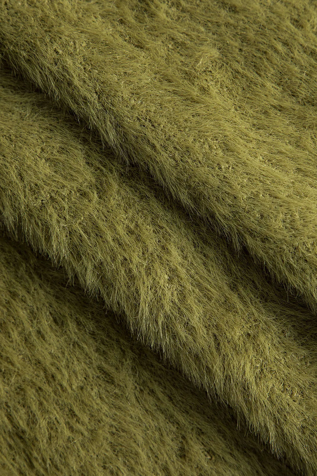 Solid uldblanding langærmet sweater top sold by Micas product image thumbnail 3