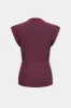 Sweater Belted Button Tank Top sold by Micas