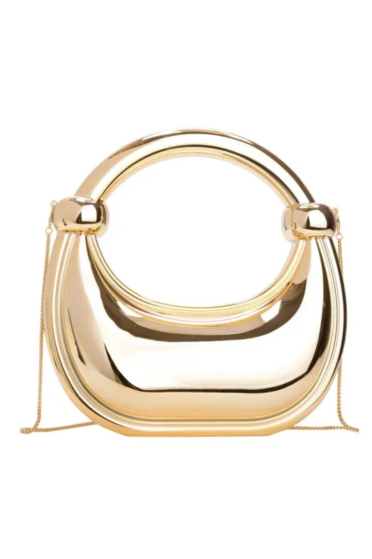 Metallisk knude skuldertaske sold by Micas