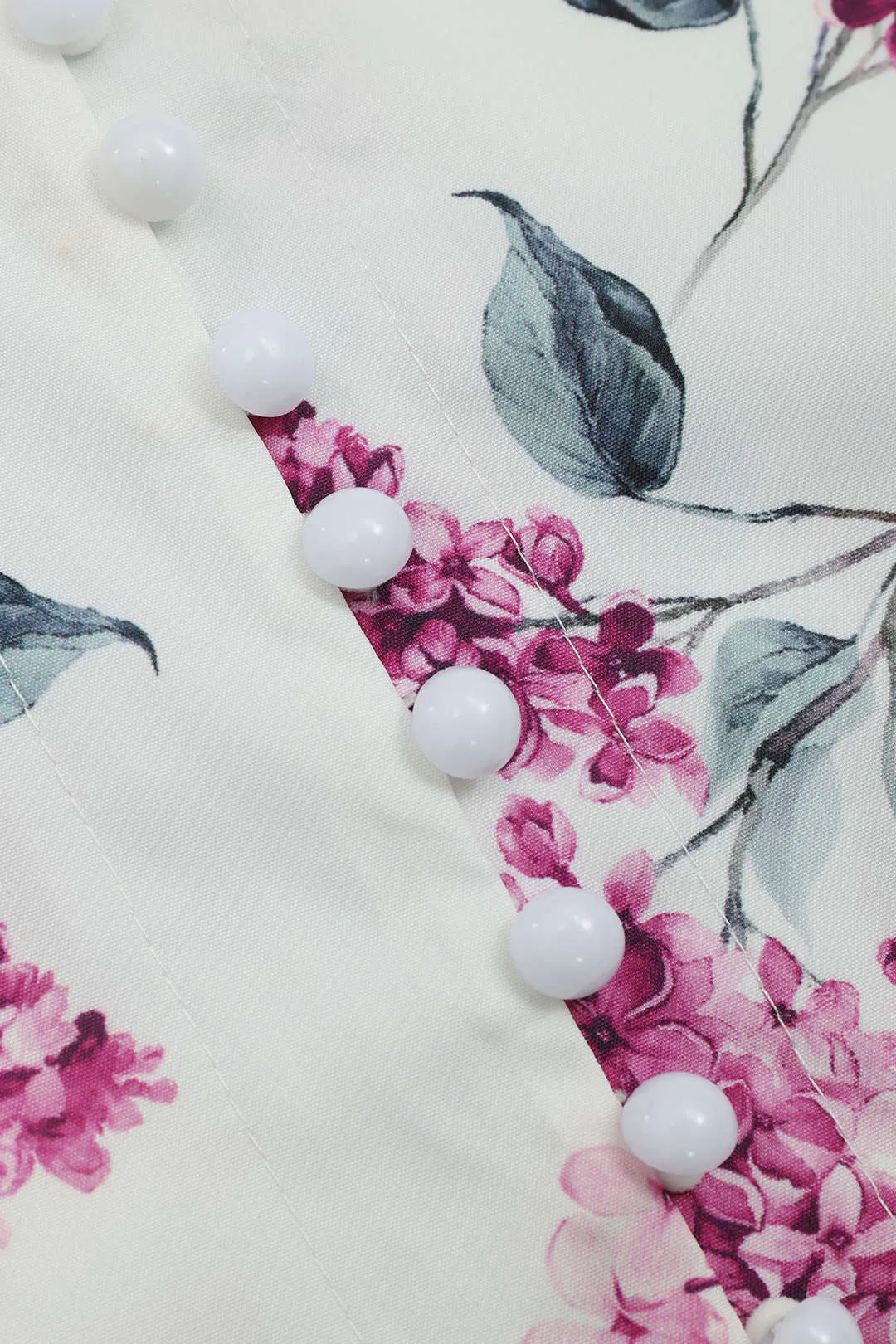 Blomsterprintbinding Langærmet mini kjole sold by Micas product image thumbnail 3