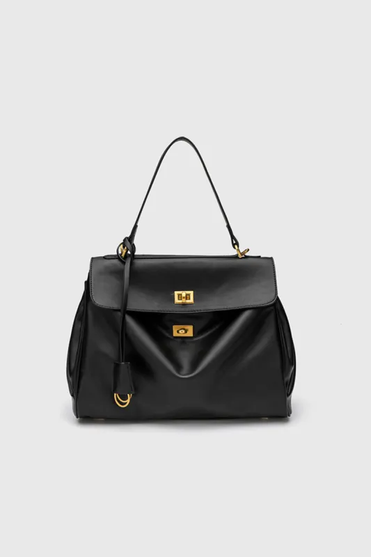 Faux Leather Tote Bag sold by Micas