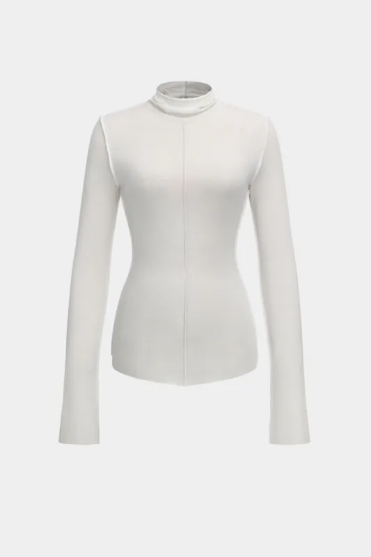 Mock Neck Long-Sleeve Top sold by Micas
