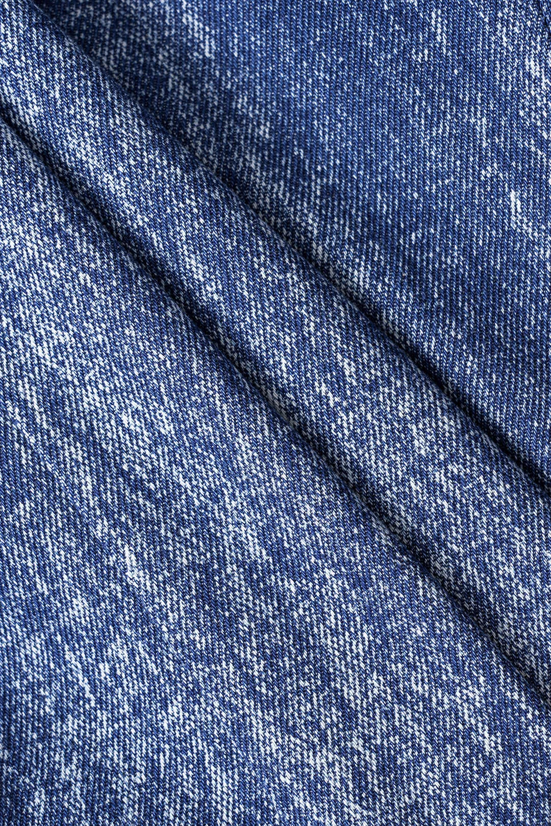 Denim Patchwork Ruched Jacket sold by Micas product image thumbnail 5