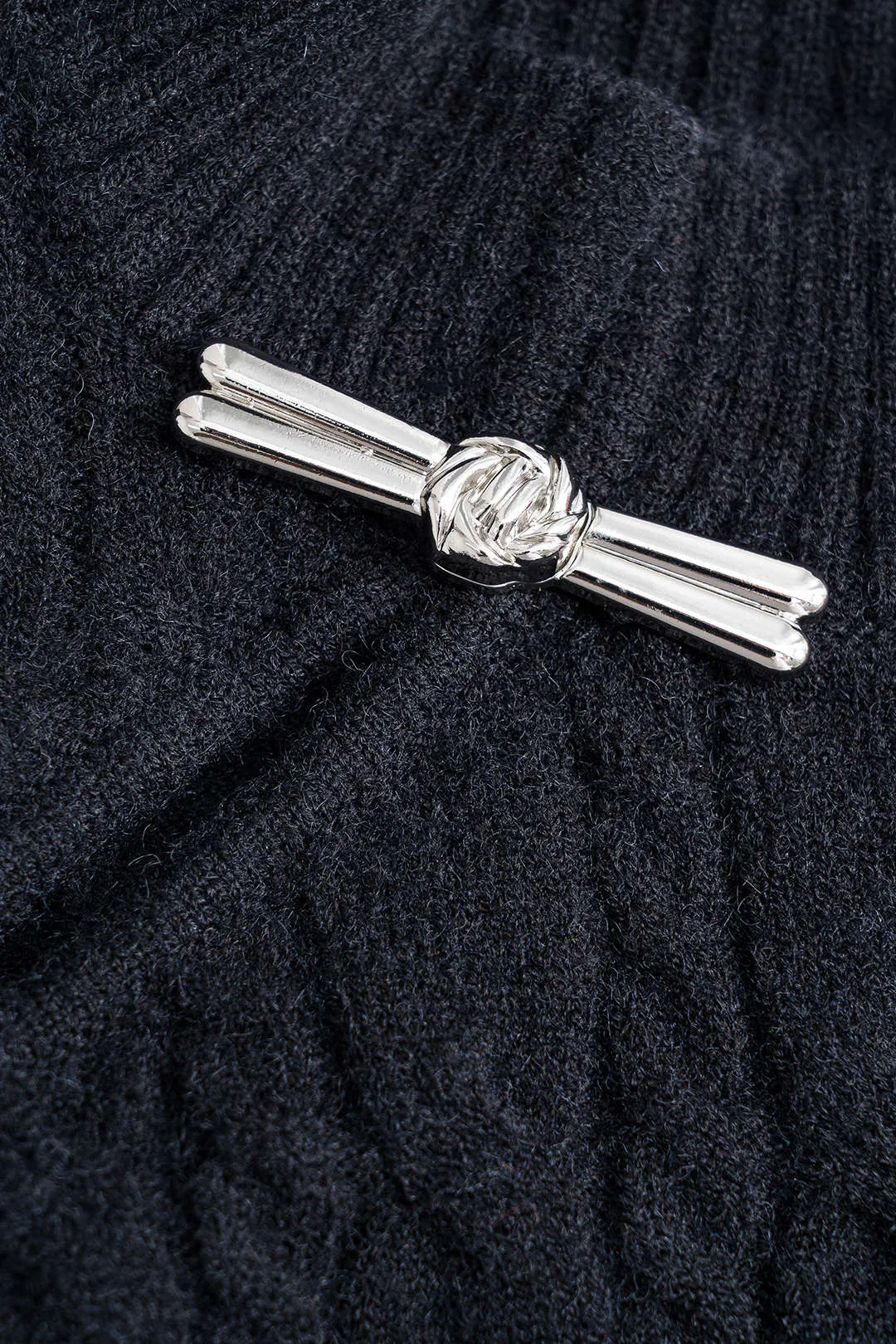 Sweater Metallic Cut Out Long-Sleeve Top sold by Micas product image thumbnail 4