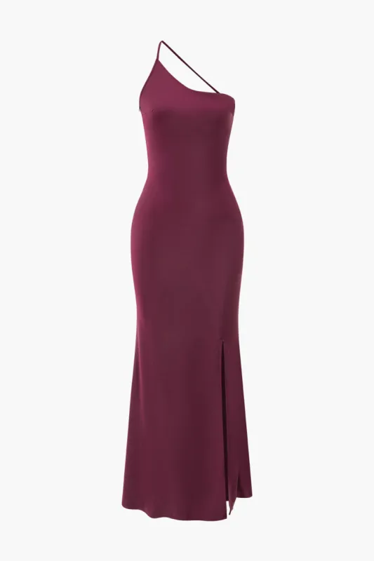 Asymmetrical Backless Sleeveless Midi Dress sold by Micas