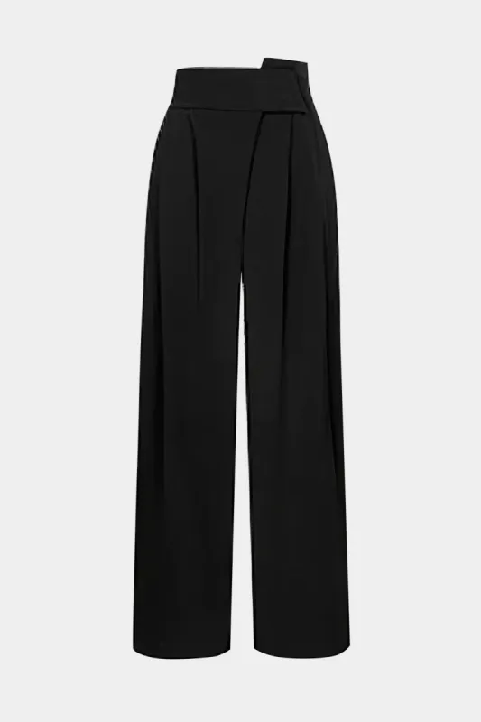 Twill asymmetrisk bukser sold by Micas