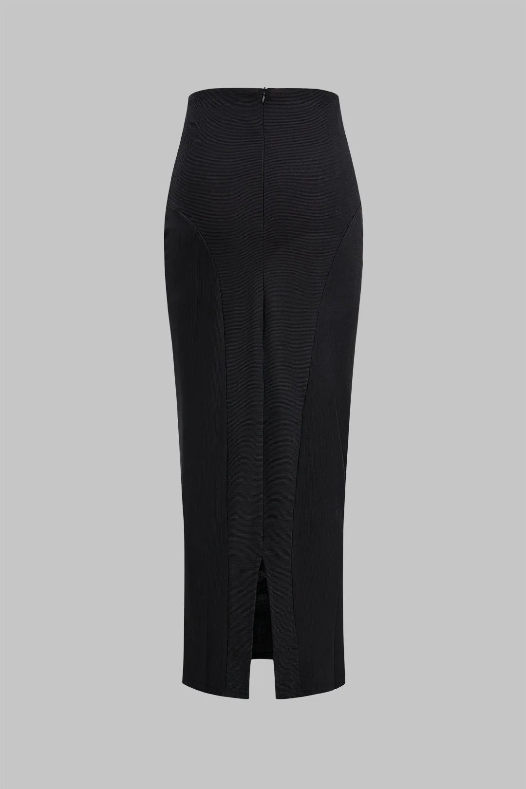 Twist Knot Patchwork Langærmet skjorte og nederdel sæt sold by Micas product image thumbnail 5