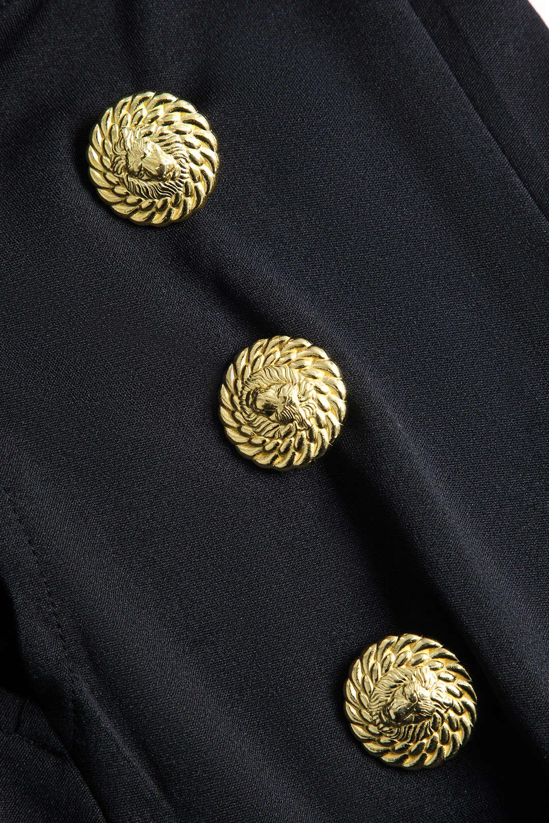Metallisk knap V-hals kortærmet romper sold by Micas product image thumbnail 3