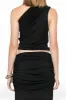 Ruched One Shoulder Tank Top sold by Micas