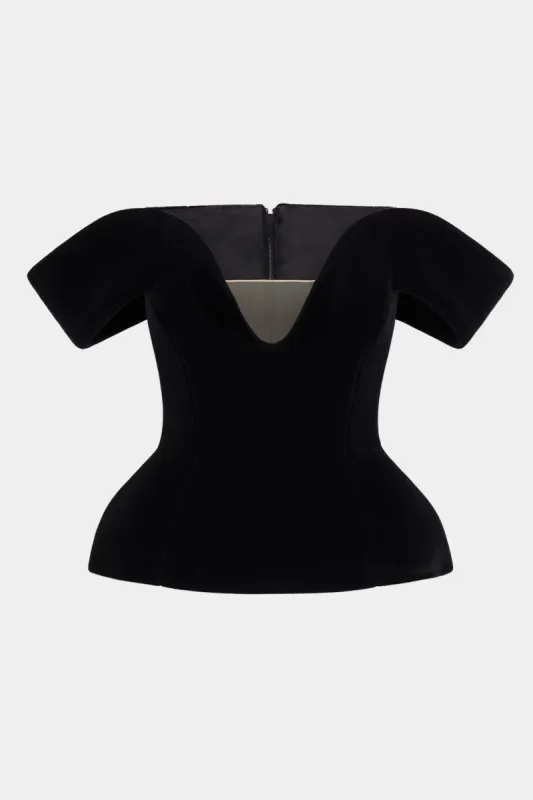 V-neck Off Shoulder Tank Top sold by Micas