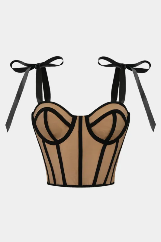 Bind Corset Bustier cami top sold by Micas