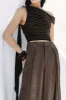 Asymmetrical Ruched Tank Top sold by Micas