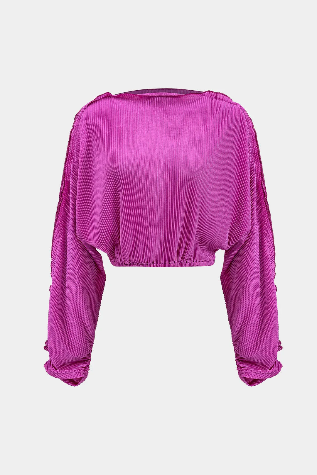 Long-Sleeve Top And High Waist Wide Leg Trousers Set sold by Micas product image thumbnail 2