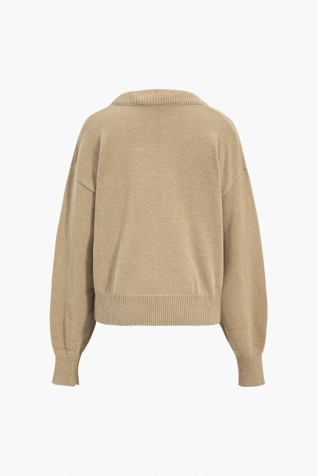 Sweater V-hals langærmet top sold by Micas product image thumbnail 3