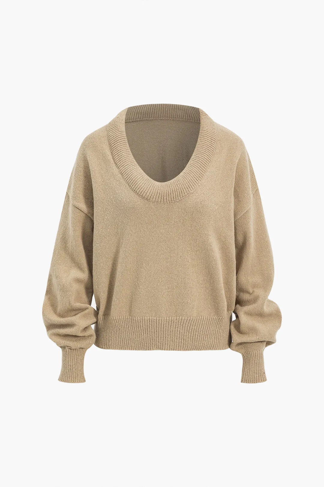 Sweater V-hals langærmet top sold by Micas product image thumbnail 2