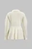Knit Button V-Neck Long-Sleeve Cardigan sold by Micas
