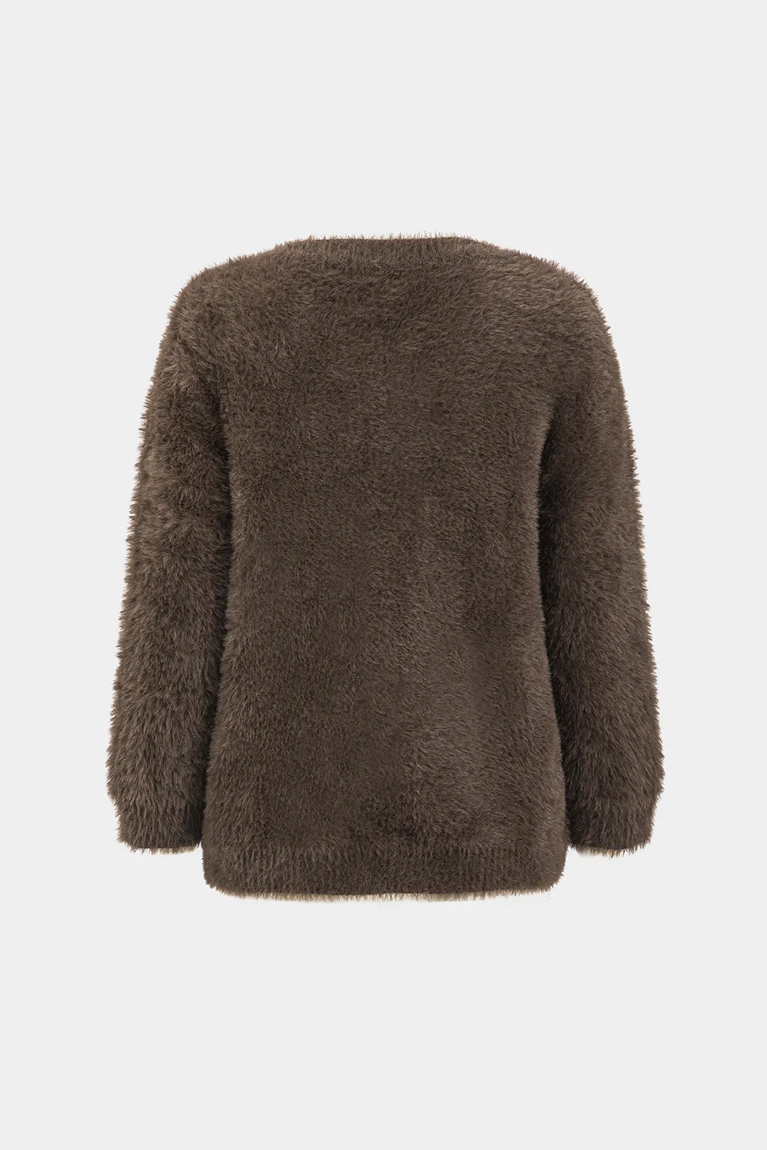 Strikket knap langærmet cardigan sold by Micas product image thumbnail 2