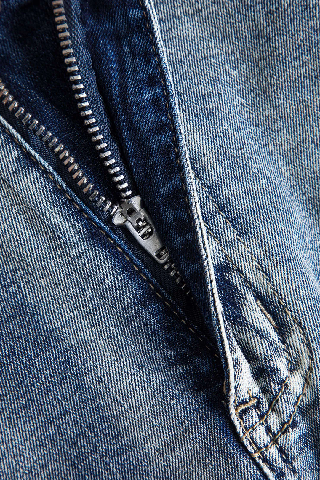 Denim høj taljelomme lynlås nederdel sold by Micas product image thumbnail 3