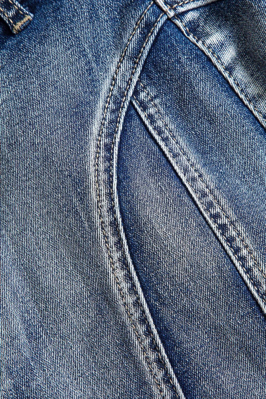 Denim høj taljelomme lynlås nederdel sold by Micas product image thumbnail 4