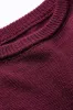 Sweater Fringe Round Neck Long-Sleeve Top sold by Micas