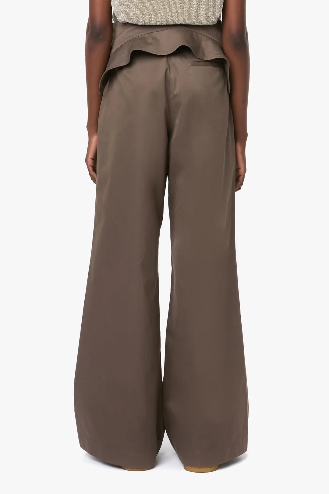 High Waist Belted Wraped Flared Wide Leg Trousers sold by Micas product image thumbnail 2