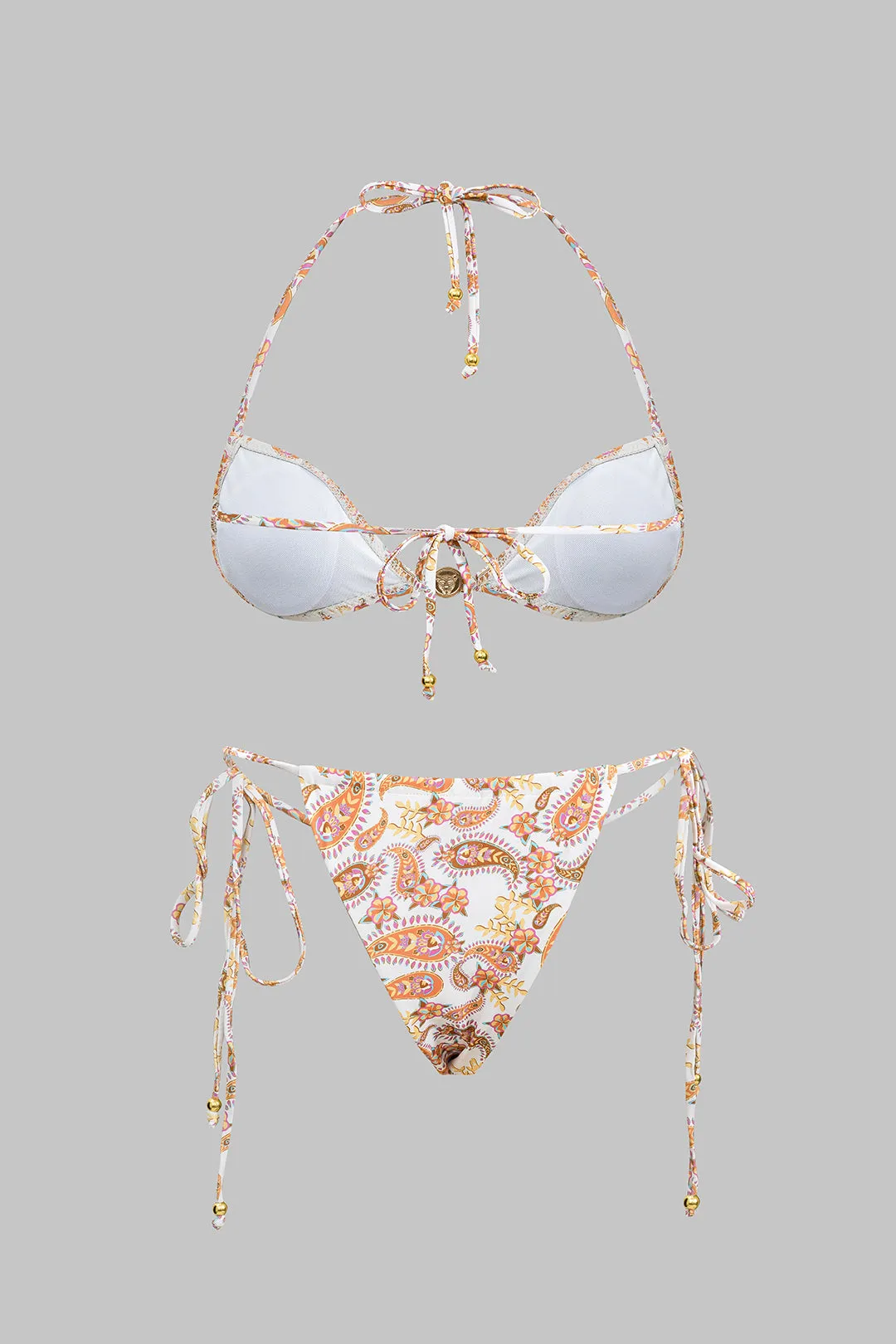 Paisley Print Tie-Up Bikini Set sold by Micas product image thumbnail 2