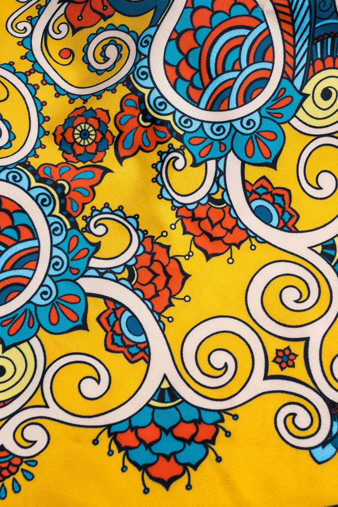 Chinoiserie Print Contrast Color Block Tie-Up Bikini Set sold by Micas product image thumbnail 5