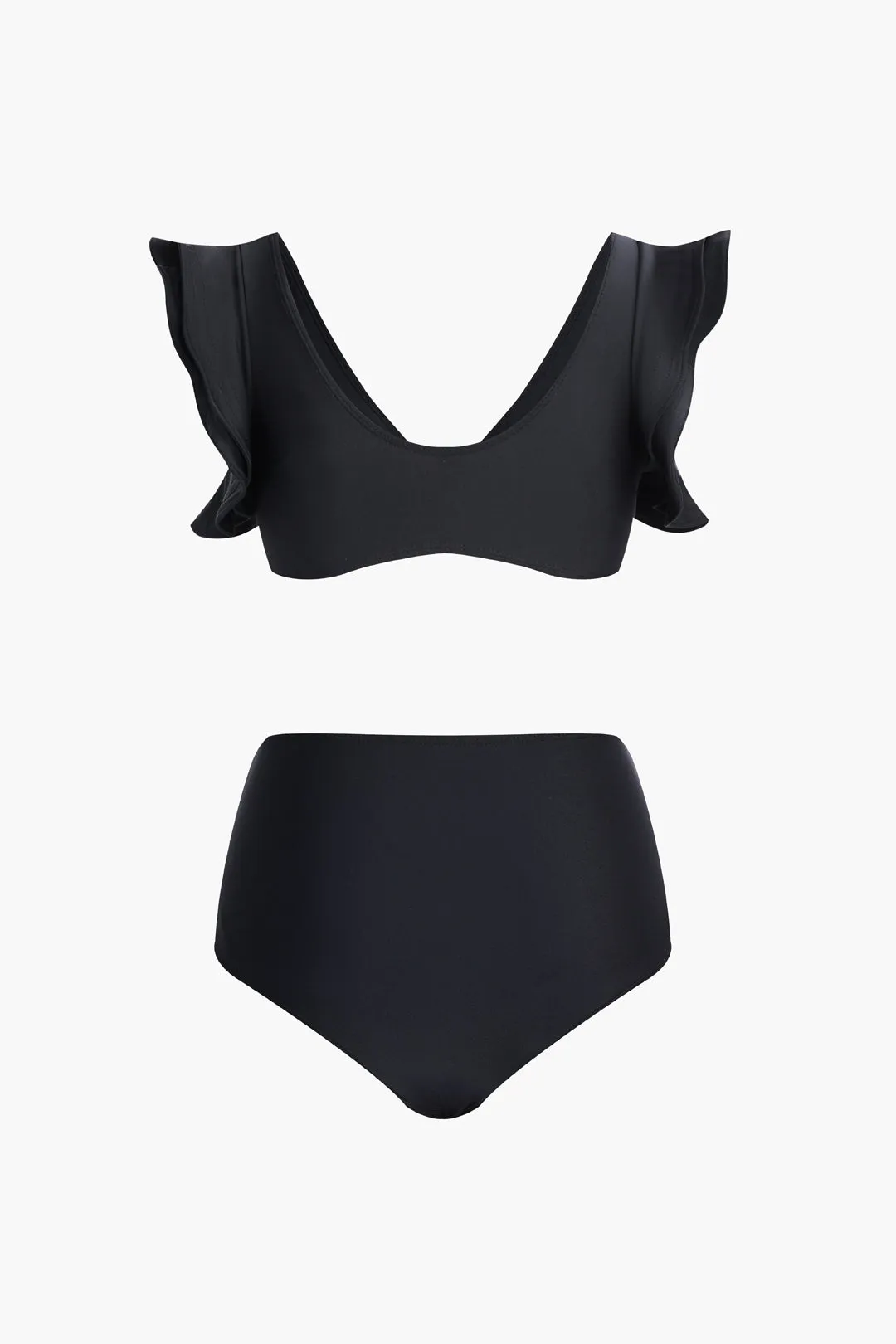 Metal blomsterindretning ruffle bikini sæt sold by Micas product image thumbnail 2