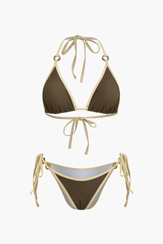 Kontrastbinding bikini sæt sold by Micas