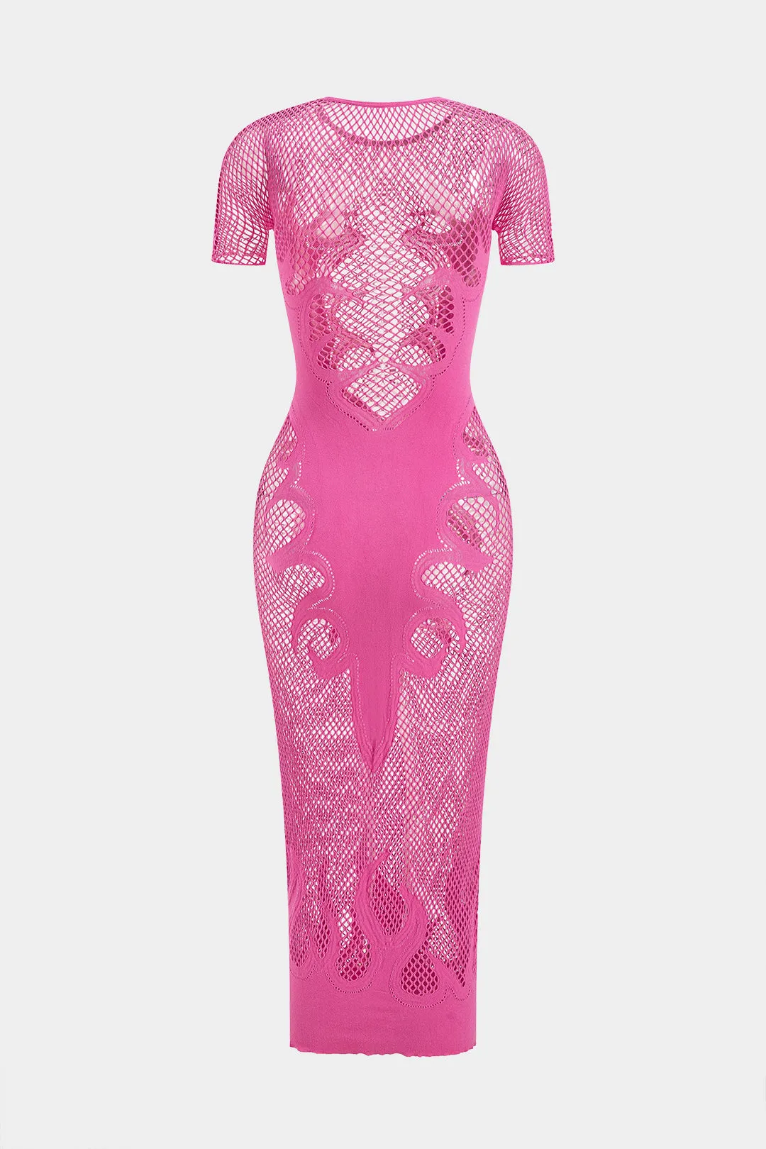 Strik skåret ud ren kortærmet kjole sold by Micas product image thumbnail 2