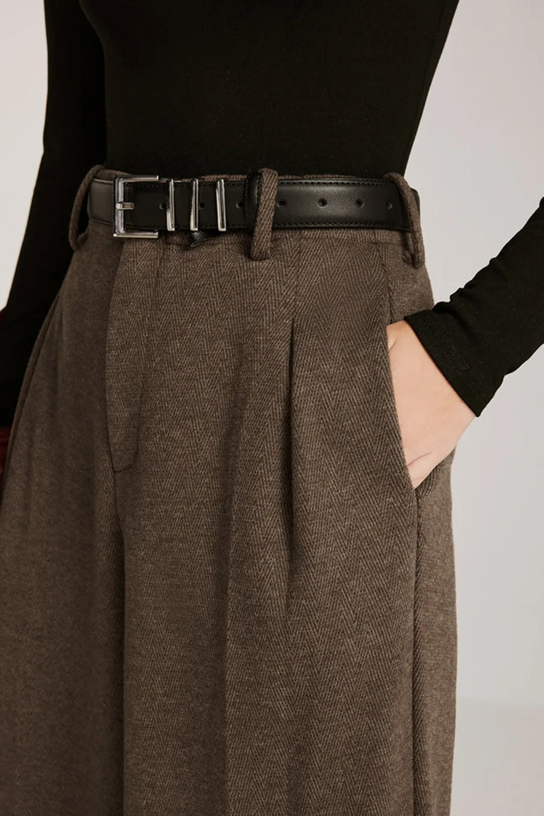 High Waist Wide Leg Trousers sold by Micas product image thumbnail 3