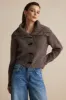 Knit Button Long-Sleeve Cardigan sold by Micas
