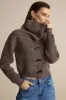 Knit Button Long-Sleeve Cardigan sold by Micas