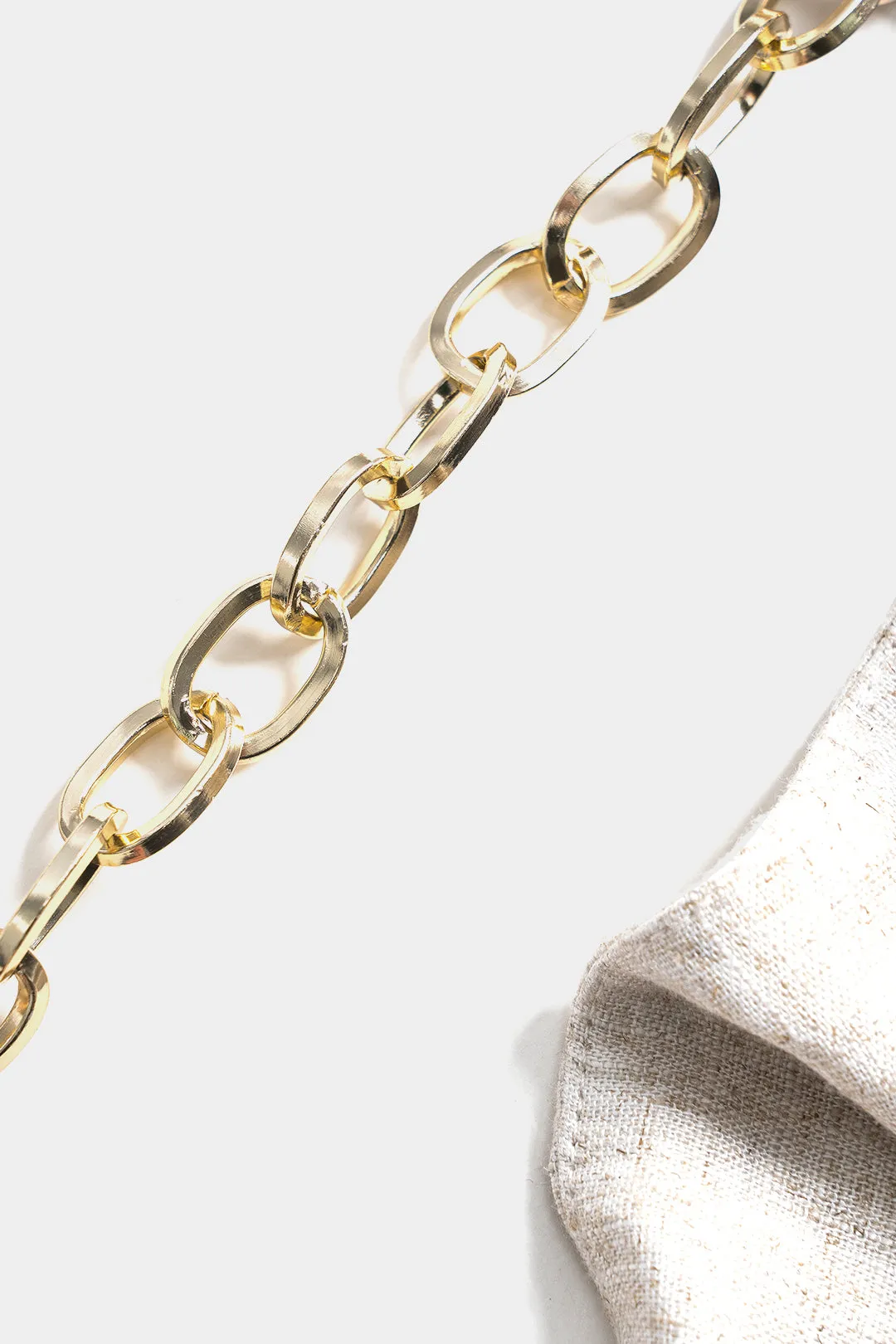 Faux læder metalliske patchwork bukser sold by Micas product image thumbnail 4