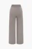 Sweater Button Pocket Round Neck Long-Sleeve Cardigan And Trousers Set sold by Micas