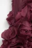 3d blomster stropløs ærmeløs midi kjole sold by Micas