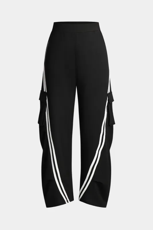 Kontrast lomme brede benbukser sold by Micas