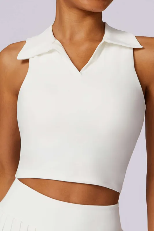 Basic solid sport kortærmet top sold by Micas