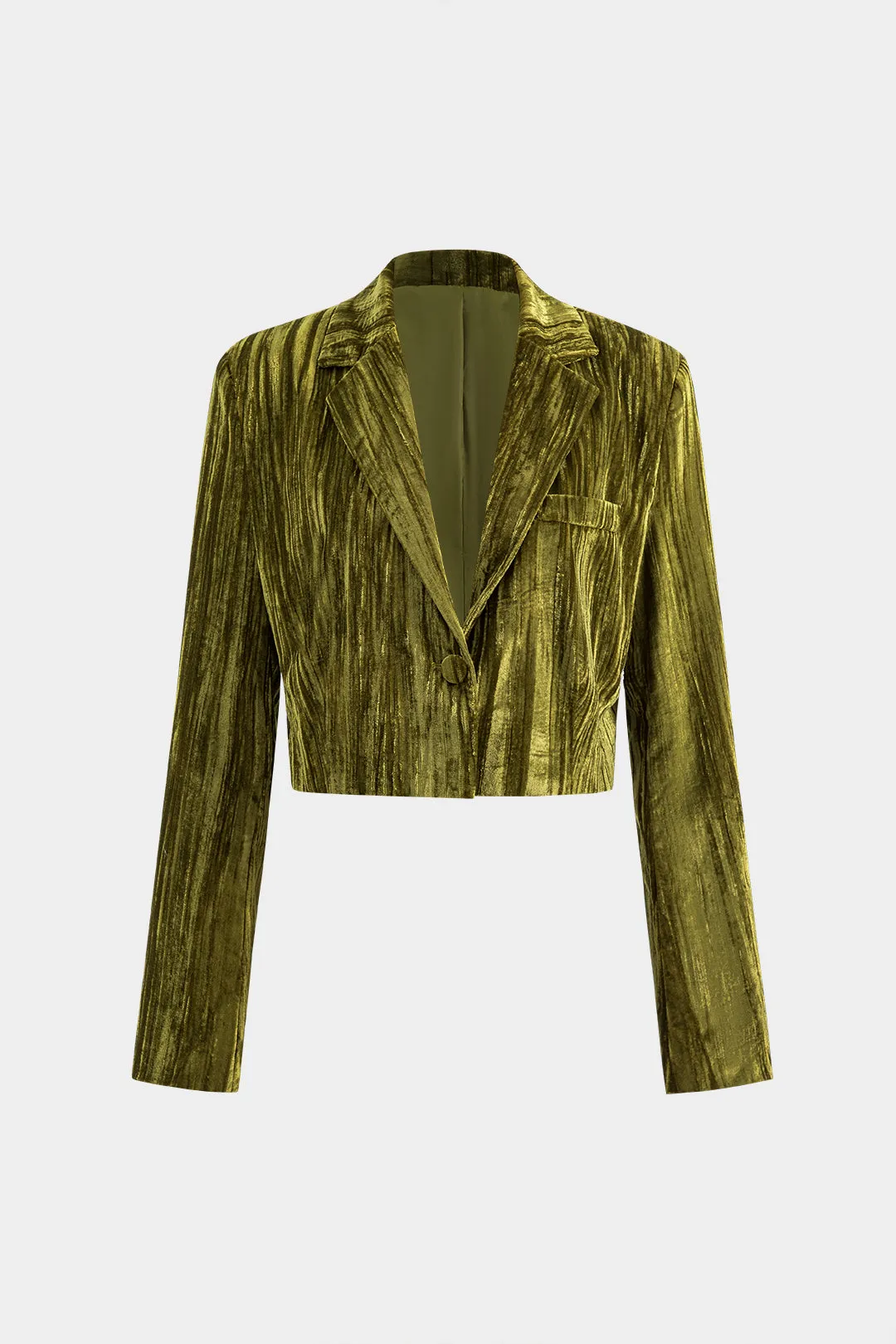 Fløjl lomme langærmet jakke sold by Micas