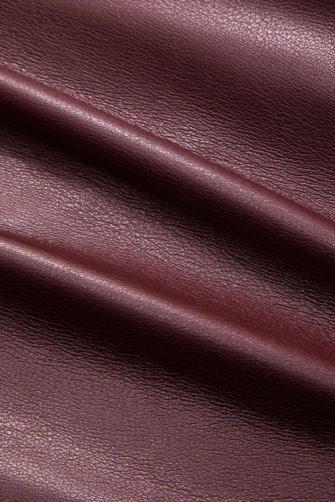 Faux Leather Metallic Asymmetrical Neck Long Sleeve Jacket sold by Micas product image thumbnail 5