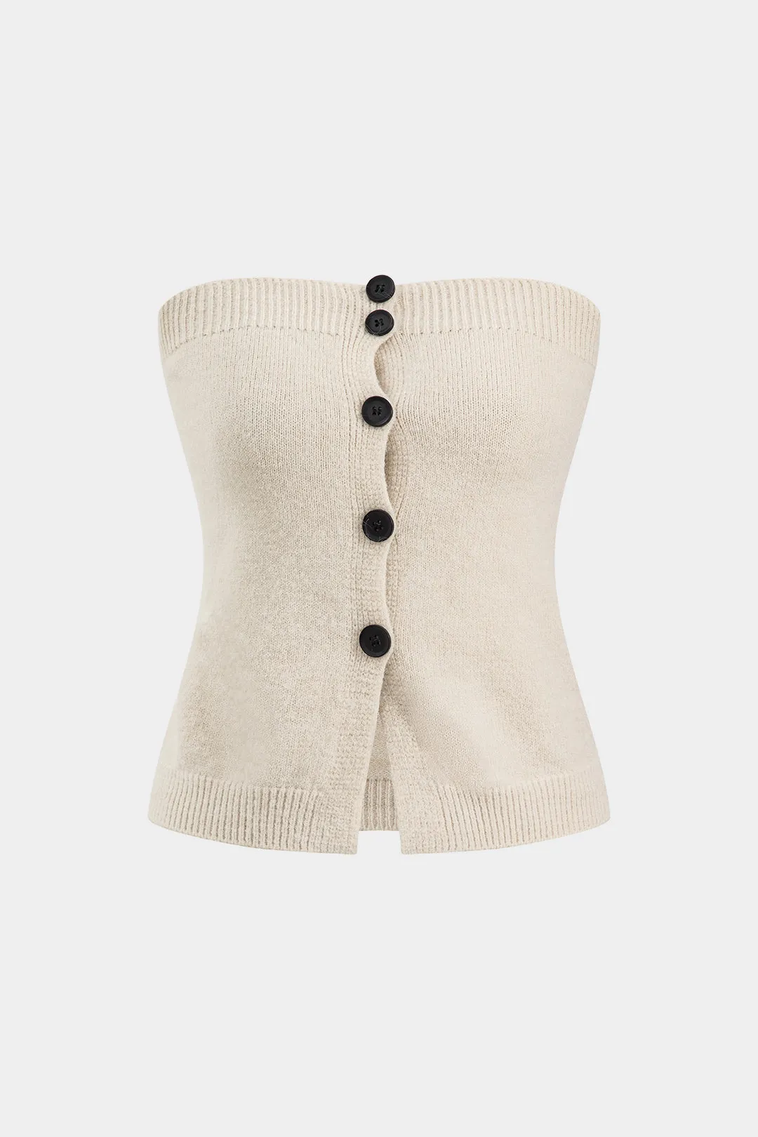 Strik knap tank top og cardigan og nederdel sæt sold by Micas product image thumbnail 2